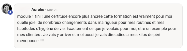 Témoignage Skool de Aurélie