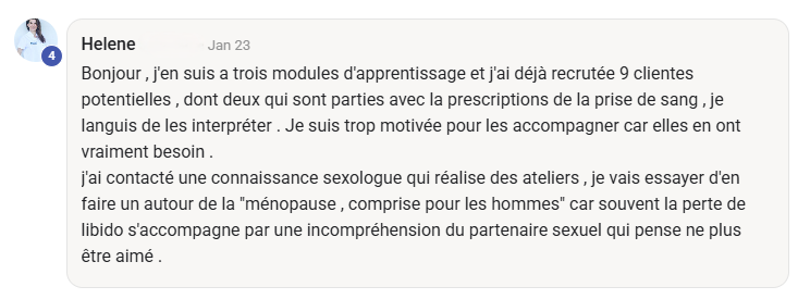 Témoignage Skool de Hélène