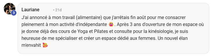 Témoignage Skool de Lauriane